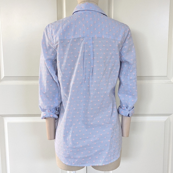 NWT Gap Boyfriend Button Down | Blue | Small - Picture 2 of 5